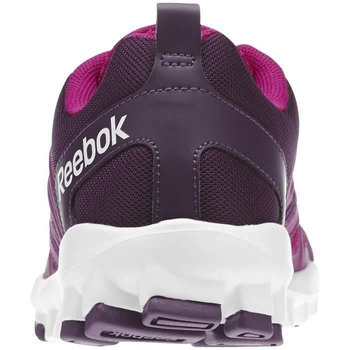 Baskets Reebok Realflex Train - Femme - Violet - Lacets - Textile