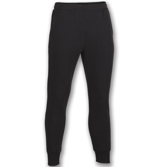 Pantalon de sport - Joma - PANTEON II - noir - coton - taille et bas côtelés Pantalon de sport - Joma - PANTEON II - noir - coton - taille et bas côtelés