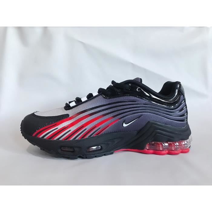 Baskets Nike Air Max TN Plus 2 Chaussures de Running Homme Noir et rouge  Noir et rouge - Cdiscount Chaussures