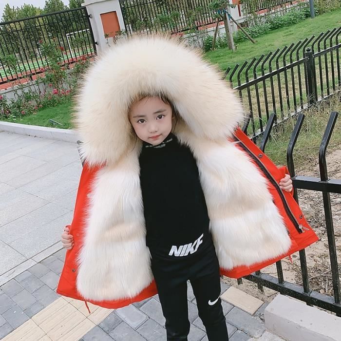 Doudoune beige sales fille