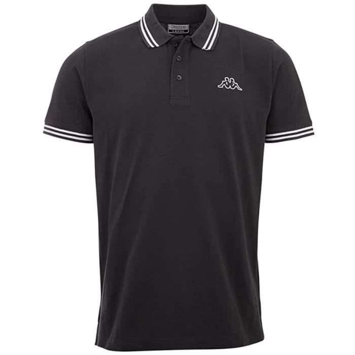 T-shirt KAPPA Polo Shirt Noir - Homme/Adulte
