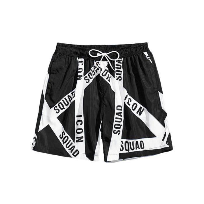 Short de bain - D26509 - Homme - Séchage rapide - Plage décontracté