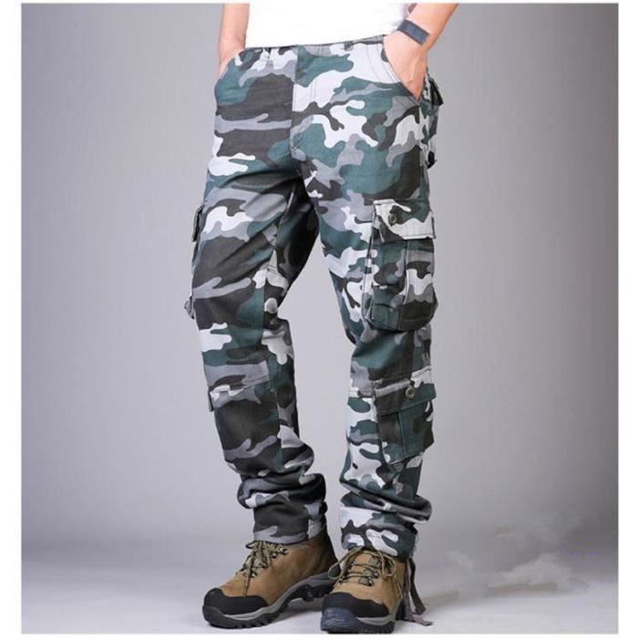 Pantalon Cargo Camouflage Mossy Oak Oak 30x30 - Taille 30/30, Vert, Utilitaire Homme