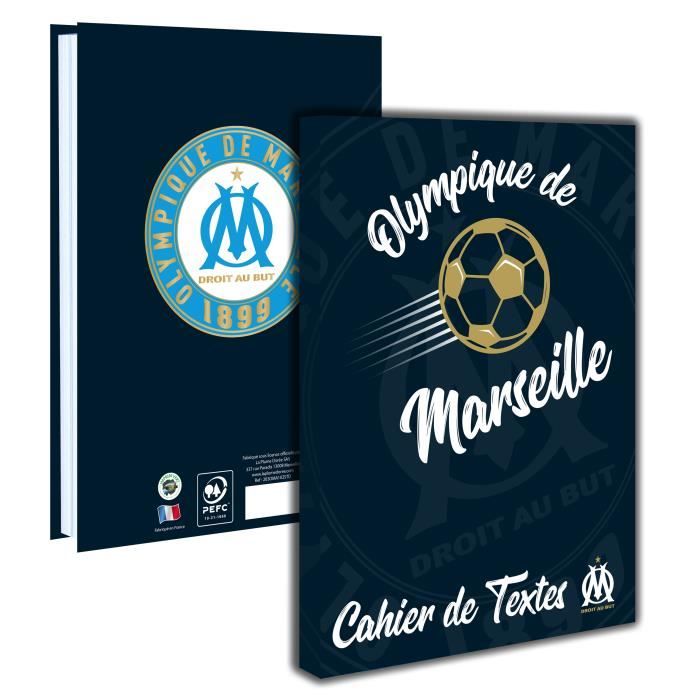 Classeur A4 Olympique De Marseille OM - Collection Officielle - 4 Anneaux