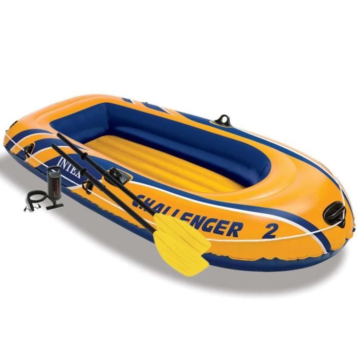 Set Bateau Gonflable Avec Rames Pompe Challenger 2 Intex 68367np Prix Pas Cher Cdiscount