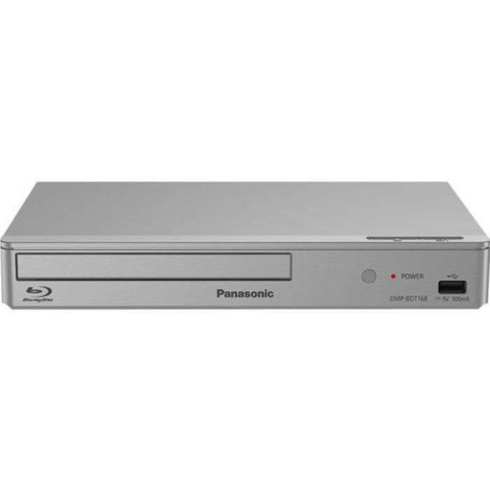 lecteur Blu-ray 3D Panasonic DMP-BDT168 Upscaling Full HD argent
