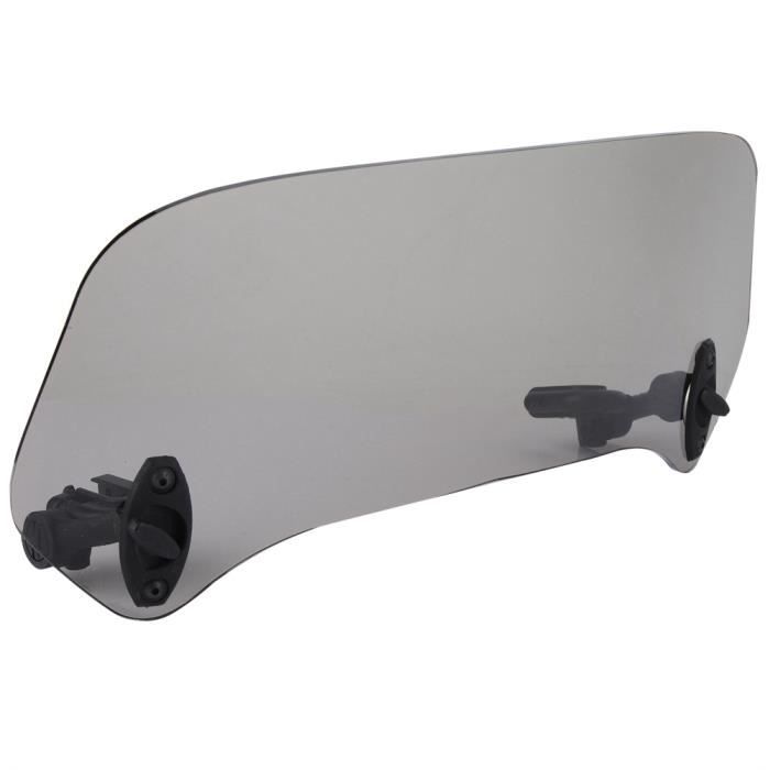 Pare-brise Additionnel Universel Pour Moto - Déflecteur D'air En Plastique Transparent, Facile à Installer