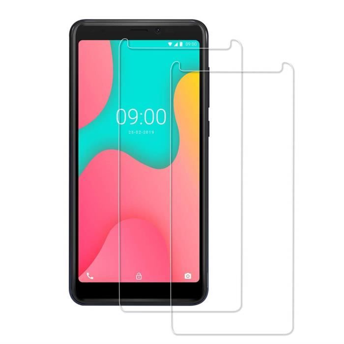 Lot De Films Protection écran En Verre Trempé 9H Pour Wiko Y60 - Transparent, Ultra-résistant - Neuf Sous Blister