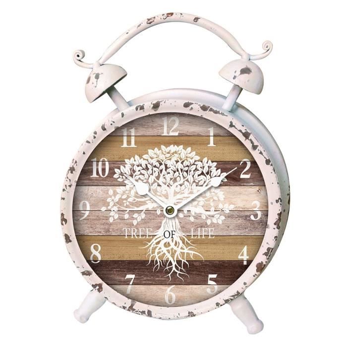 Horloge Décorative Vintage En Forme De Voiture - Petite Horloge De Bureau Rétro, Fonctionne Sur Pile AA (Non Incluse) - Décoration Maison, Bureau, Chambre