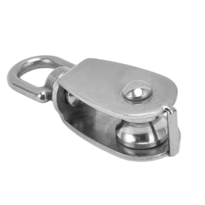 Poulie Marine Acier Inoxydable T304 1/4 - Pour Bateau, Montage En Surface