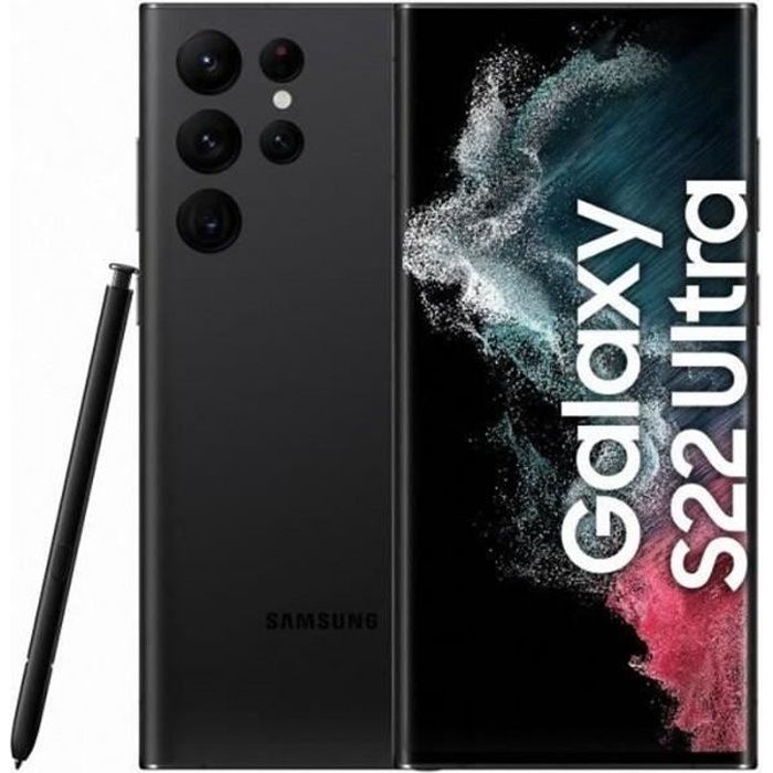 Smartphone Téléphone SAMSUNG GALAXY S22 Ultra 128Go Noir 2,800000