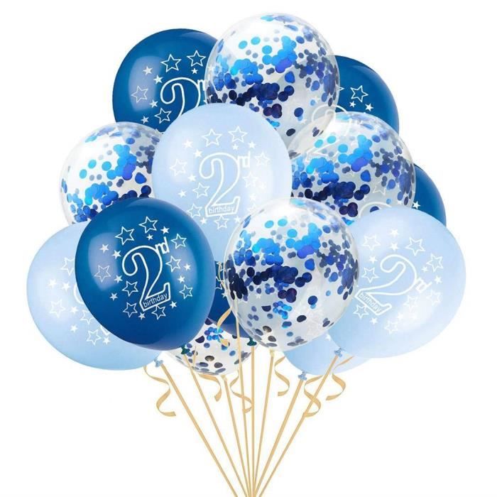 15pcs Bebe 2eme Anniversaire Ballons En Latex Confetti Gonflables Ballons Pour Bebe Fille 2 Ans De Fete D Anniver Achat Vente Ballon Decoratif Soldes Sur Cdiscount Des Le Janvier Cdiscount