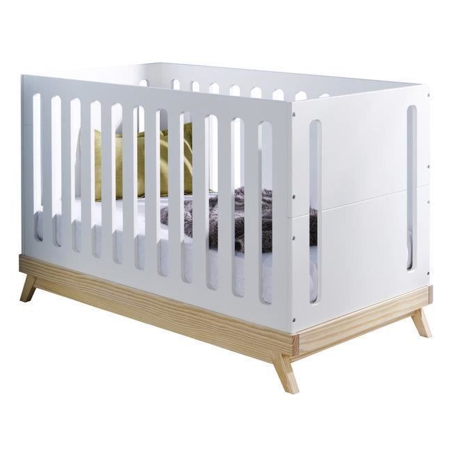 Lit Bebe Evolutif Zola Blanc Cdiscount Maison