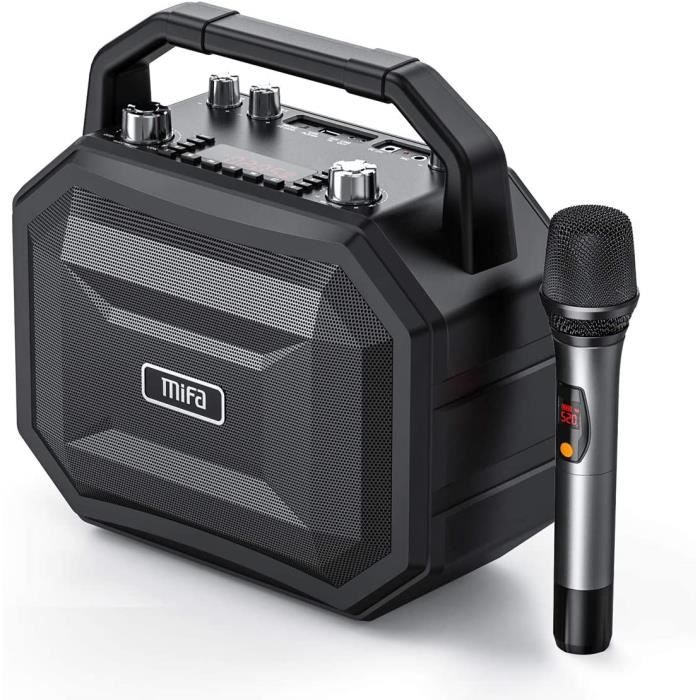 MIFA M520 Bluetooth Karaoke Speaker Disco Sound Machine 100W avec Microphone  sans Fil, véritable stéréo sans Fil, Prend en Charg66 - Cdiscount TV Son  Photo