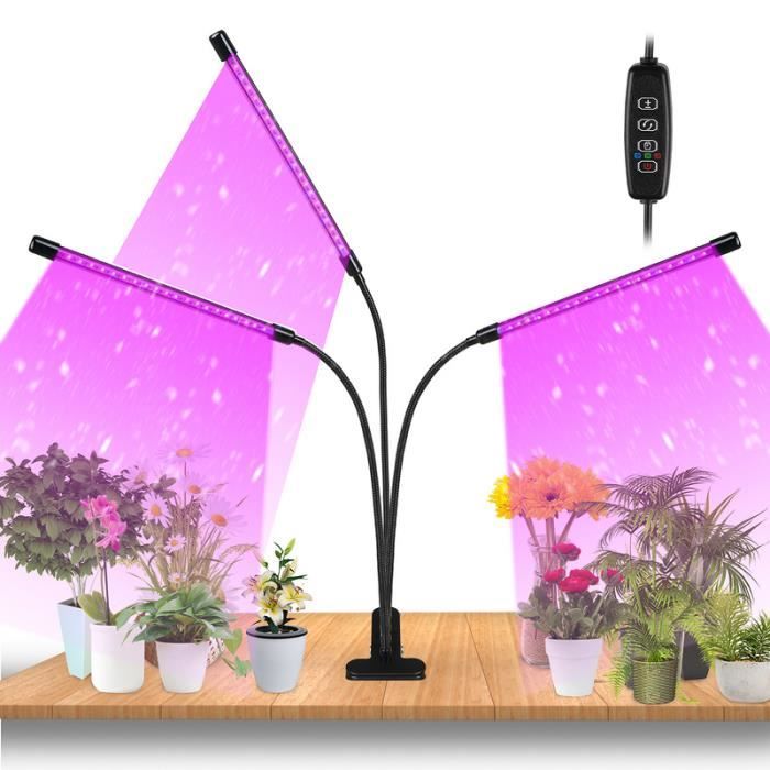 SWANEW Lampe Horticole 30W Tasmor Lampe Plante Intérieur 60 LEDs à 360°  Lampes de Croissance Horticoles avec Chronométrage - Cdiscount Jardin