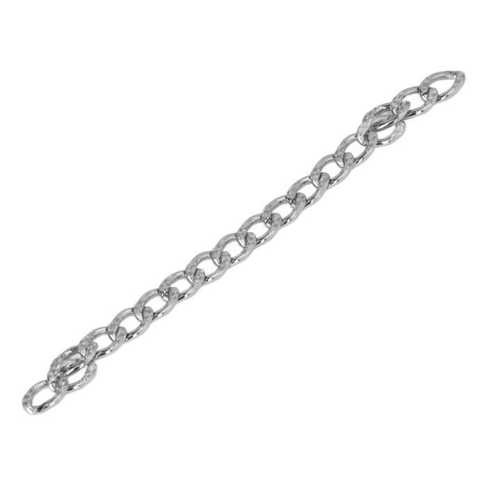 Chaîne De Cou Maille Gourmette En Argent Massif 925 - 38 Cm X 1,40 Mm - Marque Bijouxia - Neuf Avec étiquettes