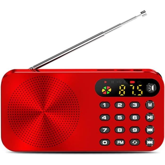 Radio Solaire D'Urgence Portable - Manivelle, Panneau Solaire, Lampe Torche, Chargeur USB 2000mAh - FM/AM