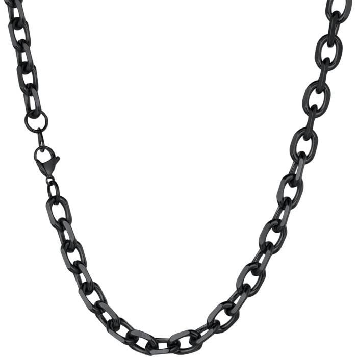 Chaîne Acier Inoxydable Homme Femme Garçon Collier Chaines Maille Rolo