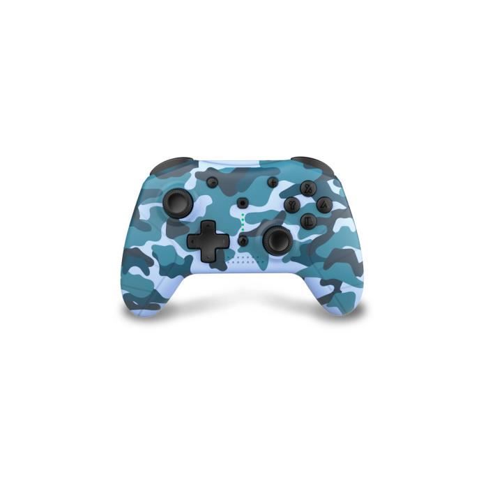 Under Control Manette Bluetooth Navy Camo Bleu Pour Switch