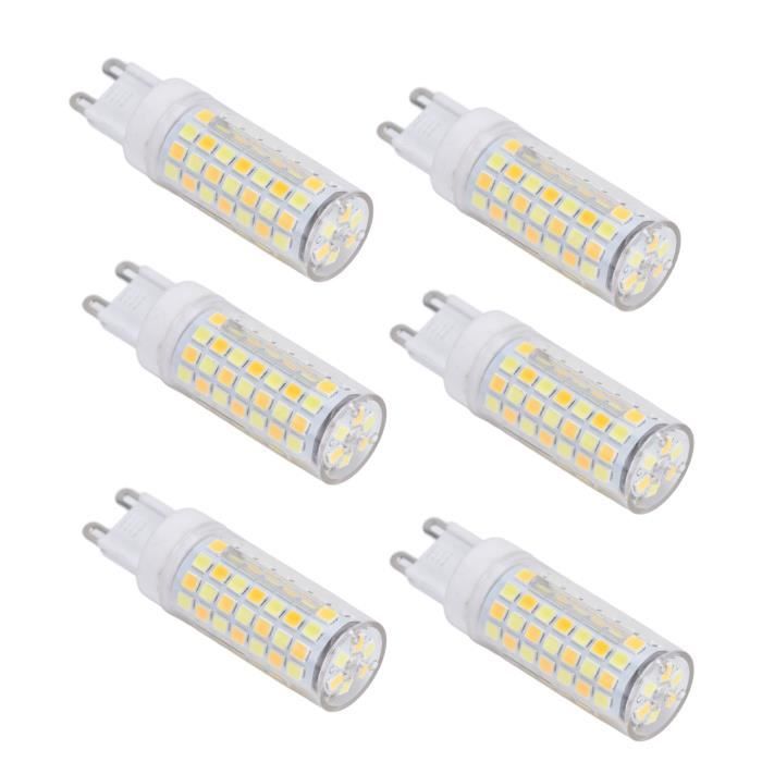 FHE ampoule G9 90LED Ampoule LED G9, Dissipation Thermique à 360° 9W