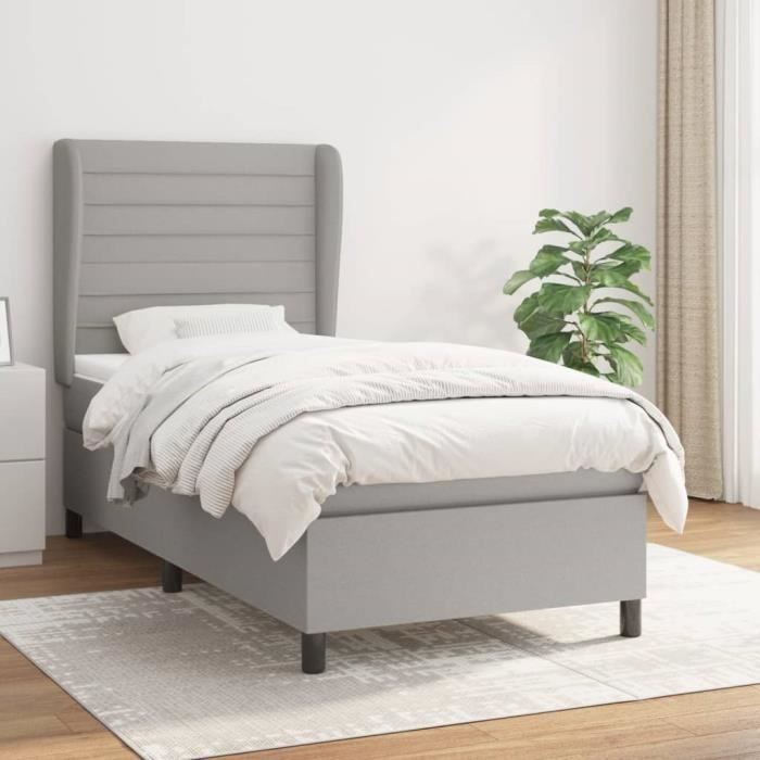 LIT ECO GRIS 90X190cm