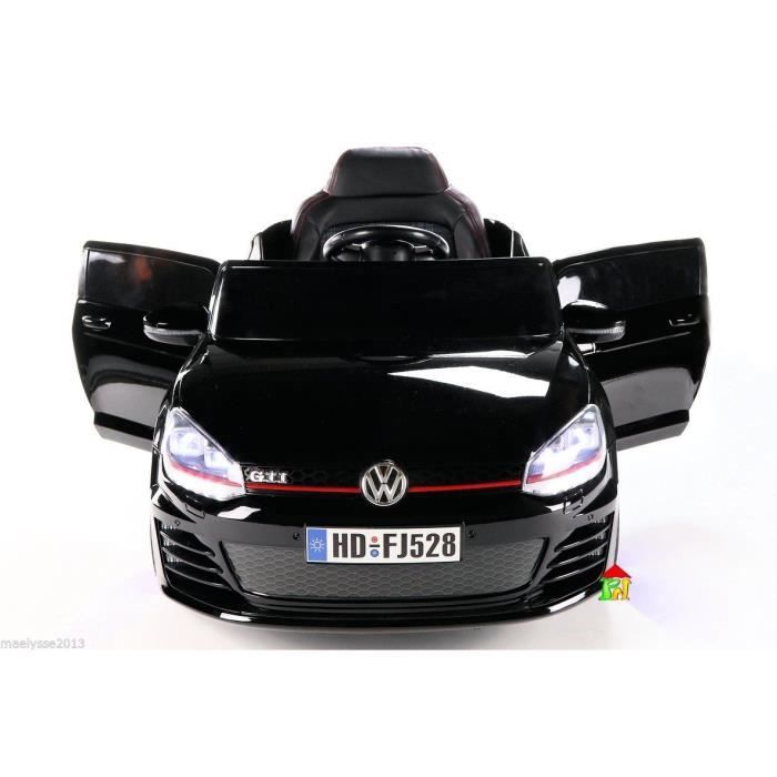 Voiture Electrique Pour Enfant Golf Volkswagen Gti Noir Achat