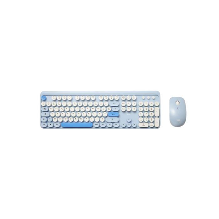 WE POP Pack clavier + sans fil: coloris Connexion 2.4Ghz avec pavé numérique piles incluses Neuf - vue 3