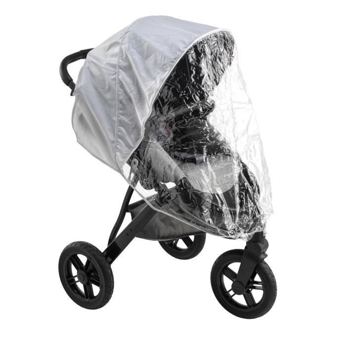 WILLIAM KENT 1733 Habillage Pluie Compatible Poussettes 3 roues Blanc