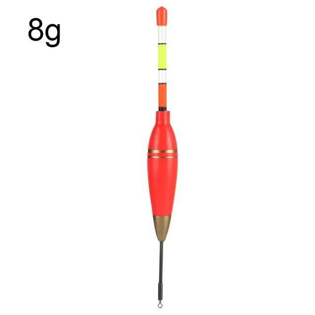 Flotteurs De Pêche Lumineux EVA - Lot De 5 - Lumière Verte, 20g, 16x2.6cm - Pour Brochet, Perche, Carpe - NUZAMAS