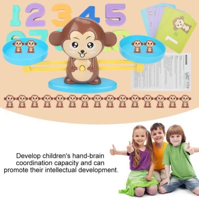 Yinanstore Kit de Balance en Bois Accessoires d'Apprentissage Matériel d'Assemblage Kits de Bricolage Jeu de Mathématiques pour Garçons Filles Jeu de Simulation Yinanstore Kit de Balance en Bois Accessoires d'Apprentissage Matériel d'Assemblage Kits de Bricolage Jeu de Mathématiques pour Garçons Filles Jeu de Simulation