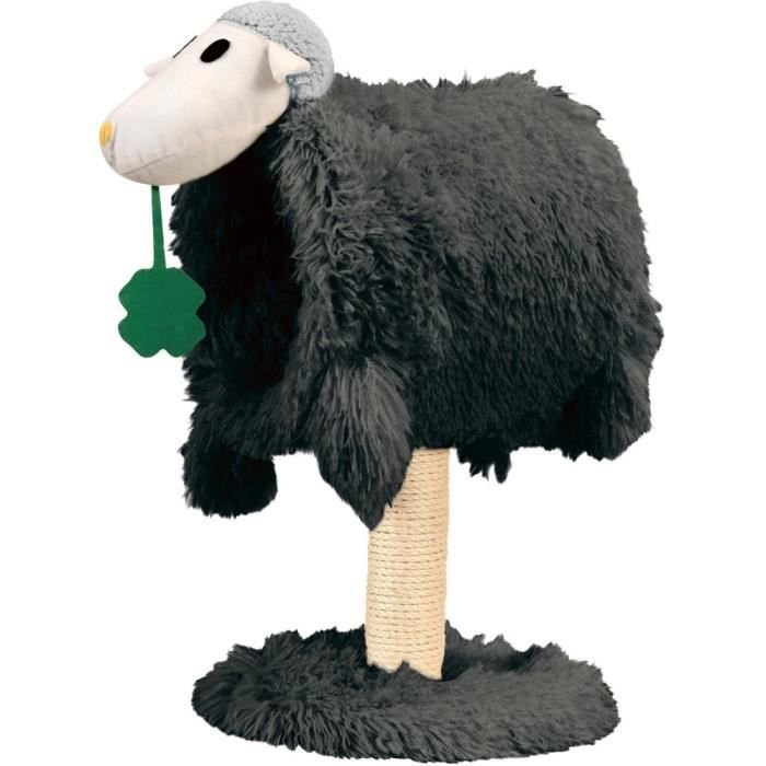 Arbre A Chat Yeti Mutton Anthracite En Fourrure Cdiscount Animalerie
