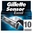 3x10 Lames de Rasoir Gillette Sensor Excel,-1