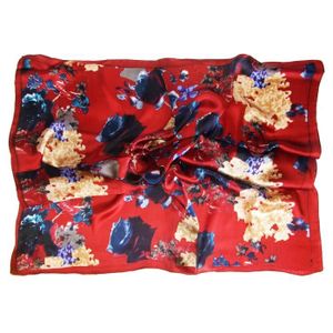 Foulard Carré élégant 100% Polyester - Neuf Sans étiquette, Motif Multicolore Pour Femme