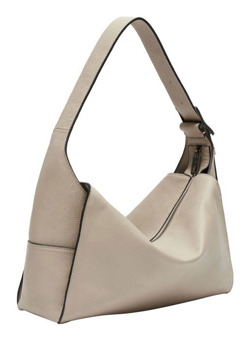 Sac à Épaule Liebeskind Berlin Hilla - Cuir Nubuk Beige, Taille L - Neuf Avec Étiquettes