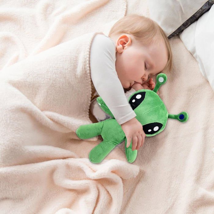 Figurine Extraterrestre Peluche Douce 15 Cm - Jouet Mignon Pour Enfants - Décoration Halloween Et Chambre - Cadeau Alien