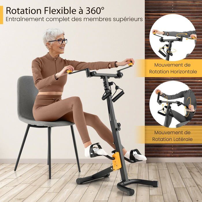 Goupille De Traction Et Vis De Hauteur Pour Vélo D'Appartement Supvox - Pièce De Rechange En ABS Noir