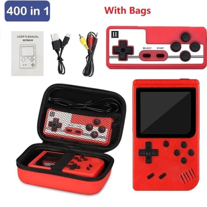 Console De Jeux Portable Rétro Avec étui – Système ArkOS, Double Cœur, LCD, Batterie Rechargeable – Jeux Classiques Préchargés