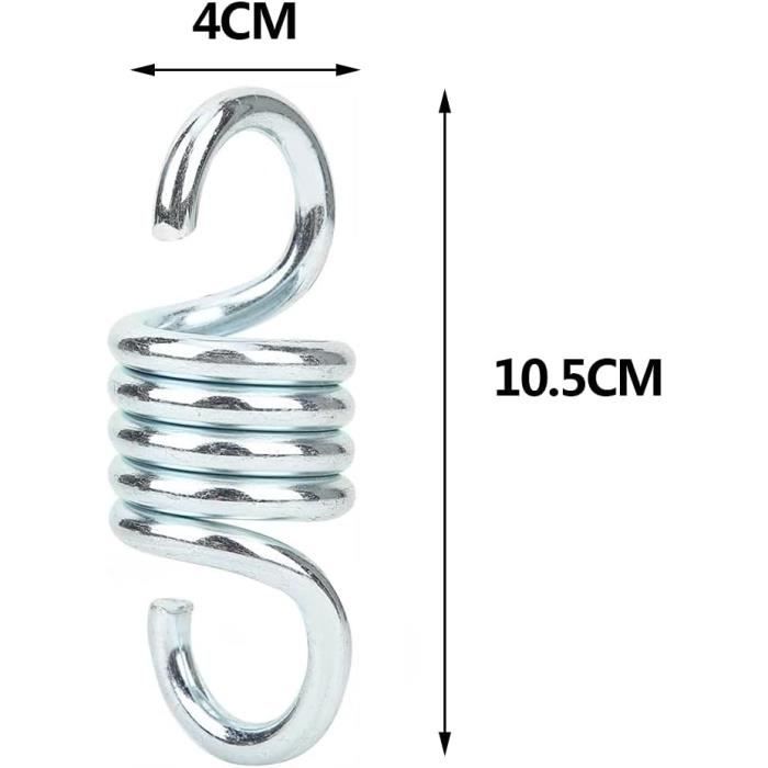 Lot De 4 Tendeurs à Ressort Pour Tente – Acier Inoxydable, Auto-ajustable, Anti-vent