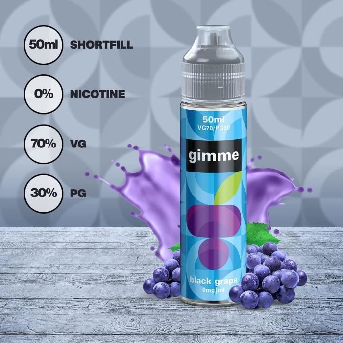 Liquide Cigarette Électronique Raisin + Cer + Fra E Liquide 3 x 50ml Goût Cigarette Électronique