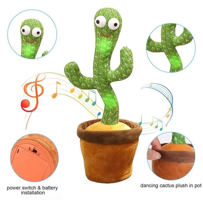 Jouet Cactus Dansant Et Chantant - Pologne, Produits Neufs - Plate-forme de  vente en gros