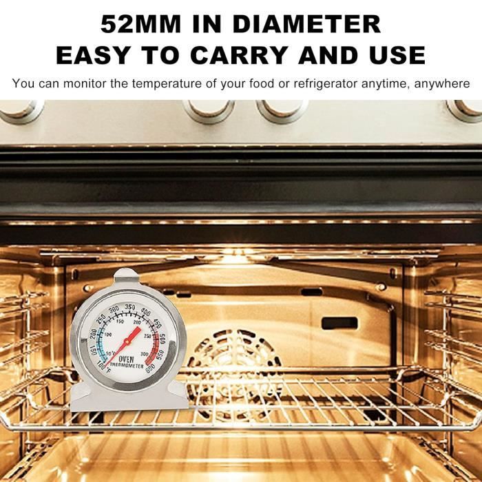 Thermomètre De Four Classique - Pour Cuisinière électrique Ou Gaz - Précision De Cuisson Garantie
