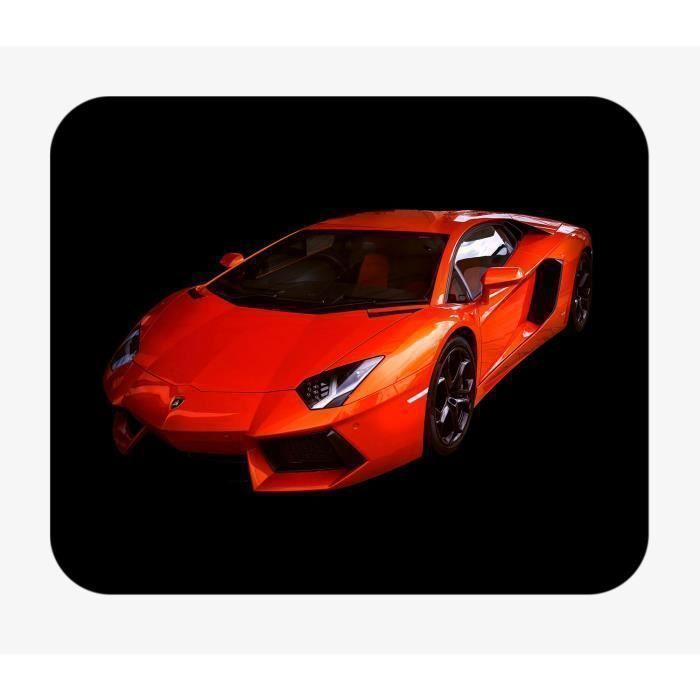 Tapis de Souris Belle Voiture de Sport Lamborghini Huracan Rouge Fond Noir  Exposition - Cdiscount Informatique