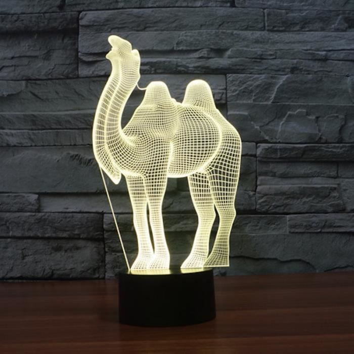 Veilleuse 3D LED Kaamelott - Lampe Acrylique Personnalisée Avec Télécommande USB
