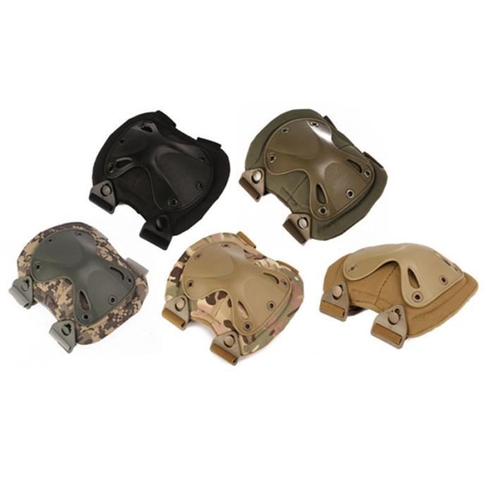 Kit De Protection Militaire – Genouillères Et Coudières X-Shell, Nylon 600D, Mousse EVA, Pour Airsoft, Paintball, Chasse
