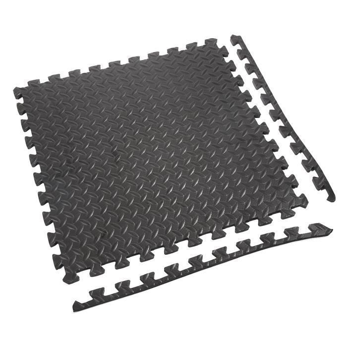 Tapis Musculation 12 X tapis de sol EVA 60cm en mousse, Willonin® Dalles de fitness pour ...