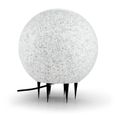 Lightcraft Shinestone L Lampe de jardin ronde 40cm Style pierre-2