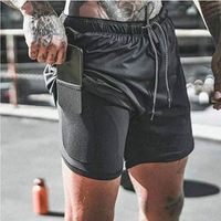 LANBAOSI Lot De 3 Shorts De Compression En élasthanne Pour