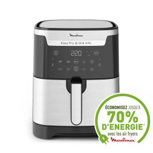 Friteuse à Air SEB Actifry Genius XL - 1,2 Kg - 9 Programmes, écran LCD - Blanc