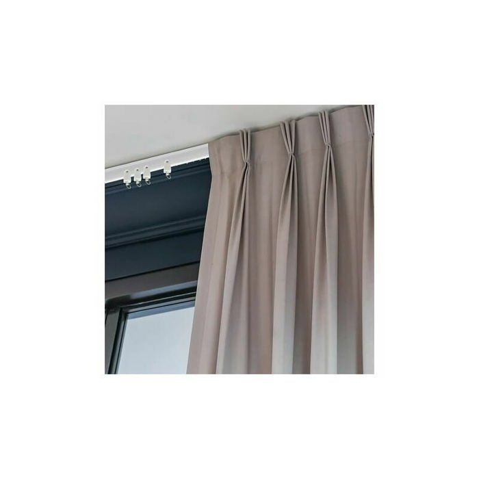 Rail De Rideau Flexible De 5 M, Pour Montage Au Plafond, Avec Roulettes Silencieuses, Système De