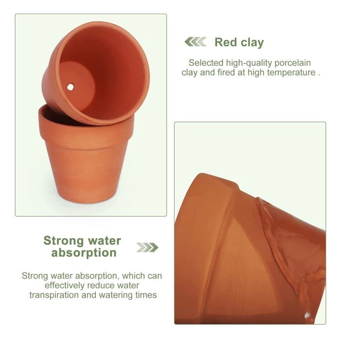 Kit Peinture 20 Pots En Terre Cuite Pour Succulentes Avec Peintures & Pinceaux - 4,5x4cm Avec Trou De Drainage Pot Miniature Plante Kit Peinture 20 Pots En Terre Cuite Pour Succulentes Avec Peintures & Pinceaux - 4,5x4cm Avec Trou De Drainage Pot Miniature Plante